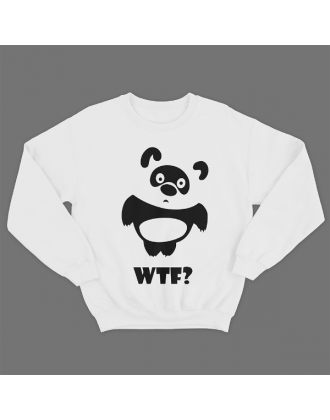 Прикольный свитшот с принтом "WTF"
